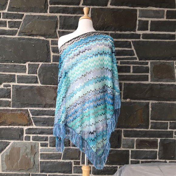 Missoni Fringe Poncho - Picture 2 of 8